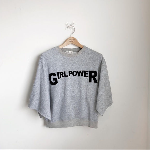 Dance & Marvel Sweaters - ONE LEFT Fuzzy Girl Power Sweater
